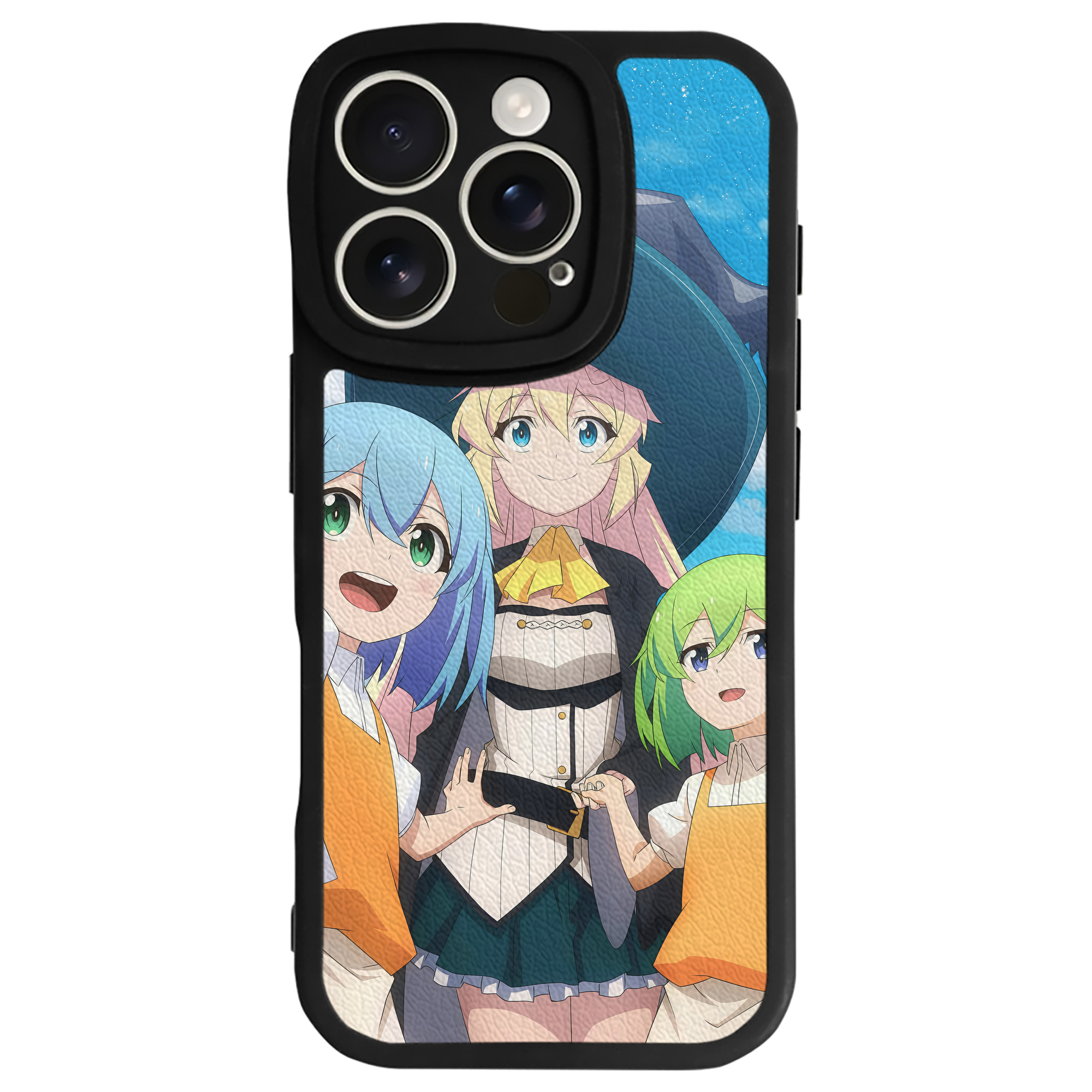（画像用） 転スラ Regarding Reincarnated to Slime 【iPhone 16シリーズ対応】シリコンスマホケース（レザー調） 材質：シリコン